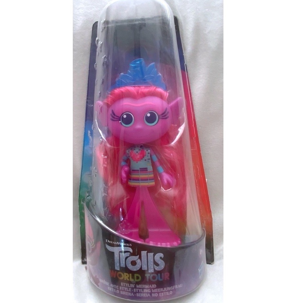 Trolls World Tour Stylin' Mermaid Fashion Doll Hasbro NEW Dreamworks
